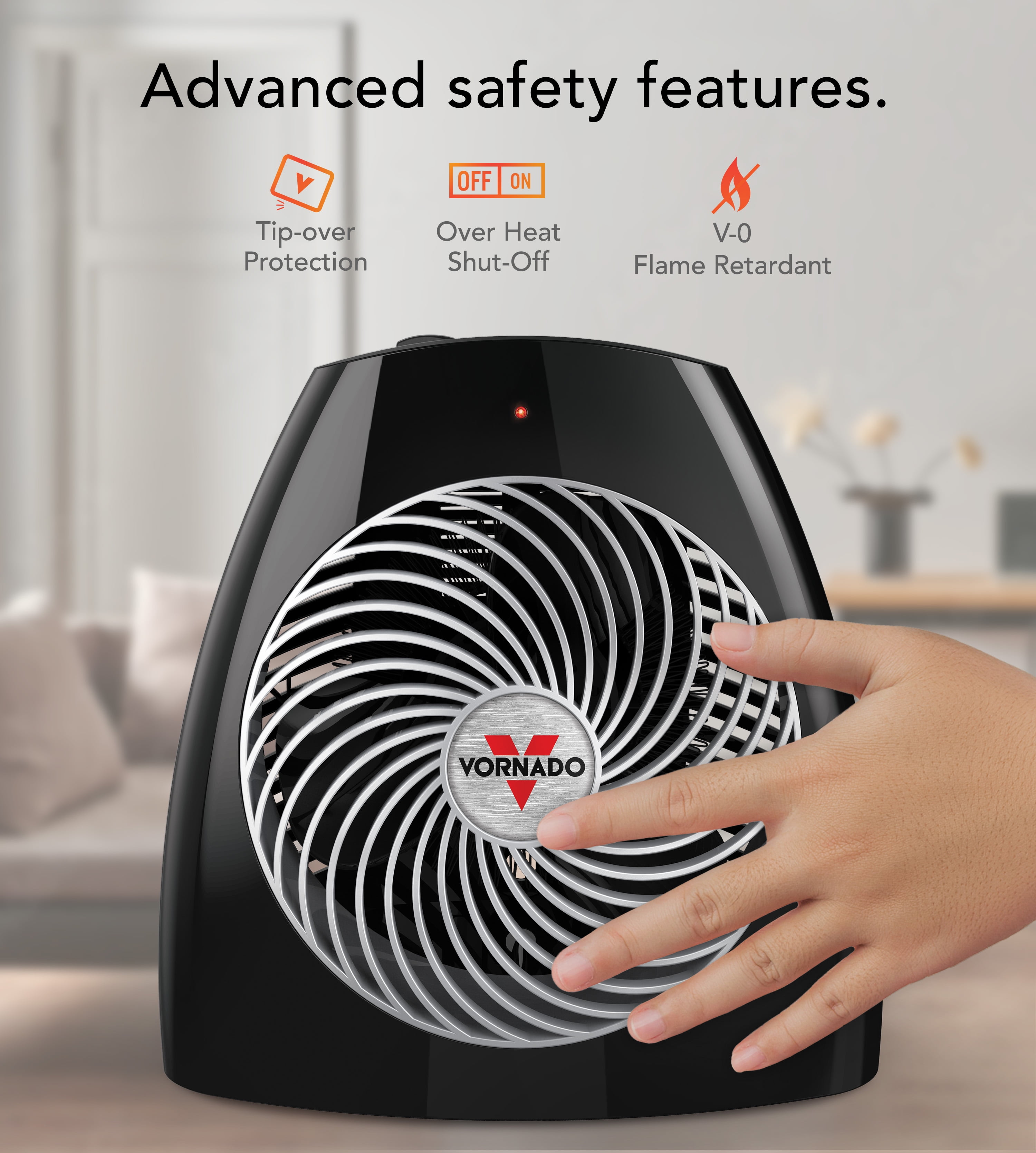 Heat Circulation Vornado Space Heater Vh200 VH200 1500-Watt Indoor