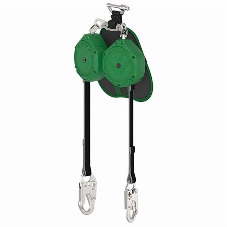 Msa Safety Self-Retracting Lifeline,10 ft L,2Legs VSLEW-032-PB-A