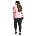 thumbnail image 3 of Blusa con moño al frente Roman Fashion /Tallas Extras, 1874 (Rosa) rosa 42, 3 of 6