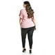 thumbnail image 3 of Blusa con moño al frente Roman Fashion /Tallas Extras, 1874 (Rosa) rosa 42, 3 of 6