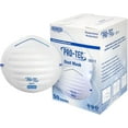 thumbnail image 1 of Ronco Pro-Tec 5611 Dust Masks, Safety Work Masks, Particle, Sanding, Fiberglass, Head Strap, Adjustable Nose Bridge, 50 Pack, 1 of 6