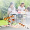 thumbnail image 2 of BBQ Mesh, Large Area Barbecue Net  For Barbecue For Outdoor Camping For Picnic, 2 of 8