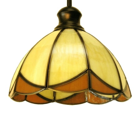 eTopLighting Las Elite Collection One Light Tiffany Hanging Pendant Kitchen Island Indoor Décor Light Fixture  ,