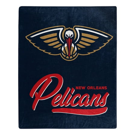 The Northwest Group  New Orleans Pelicans 50" x 60" Signature Raschel Plush Throw Blanket