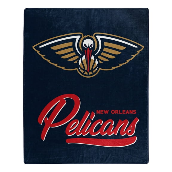 The Northwest Group  New Orleans Pelicans 50" x 60" Signature Raschel Plush Throw Blanket