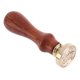 thumbnail image 3 of Sello de lacre clásico con inicial, letra B, madera retro, 3 of 8