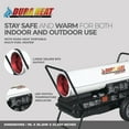 thumbnail image 2 of Dura Heat Kerosene Forced-Air Portable Heater with Thermostat, 3,200 Sq Ft, 2 of 10