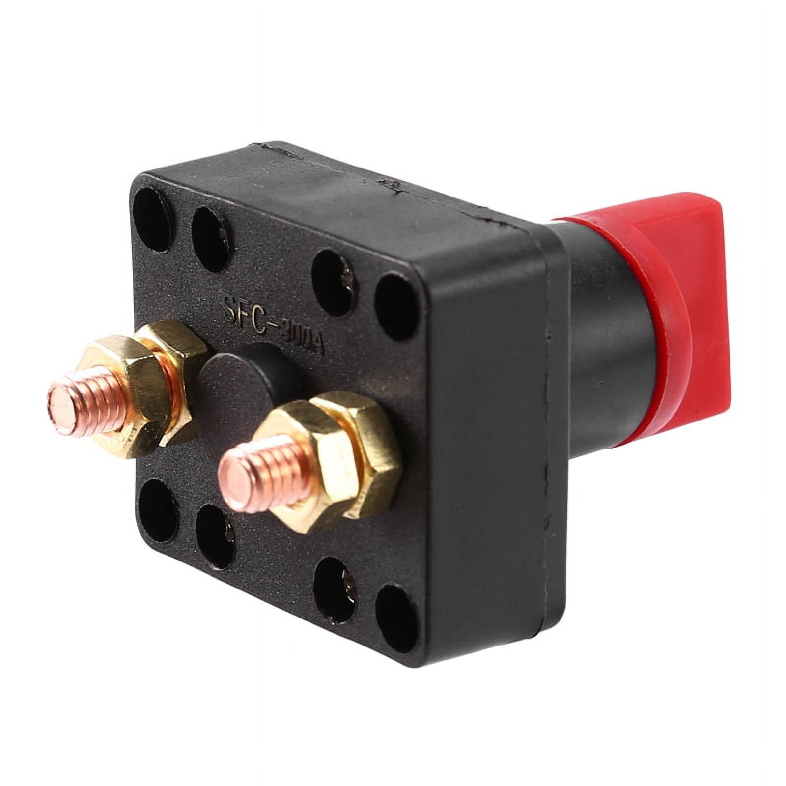 Geartronics 12V Battery Isolator Switch – 100A Power Cut Off For Car, Boat, RV & Truck