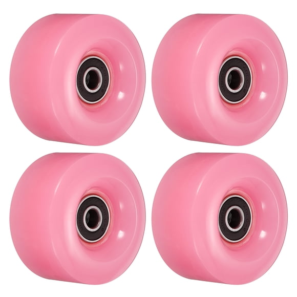 Ruedas de patín en línea Uxcell de 32 x 58 mm con rodamientos 82A, reemplazo para patín cuádruple, paquete de 4