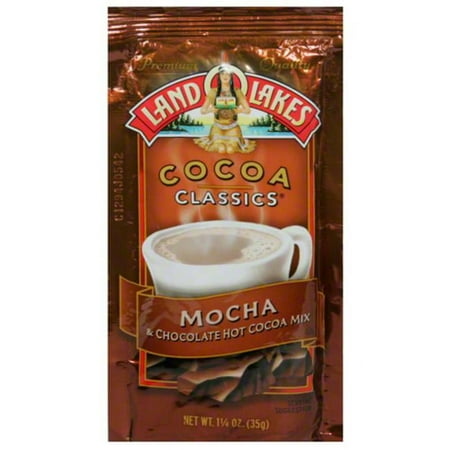 Land O Lakes Cocoa Classics Mocha & Chocolate Hot Cocoa Mix, 1.25 oz (Pack of 12)