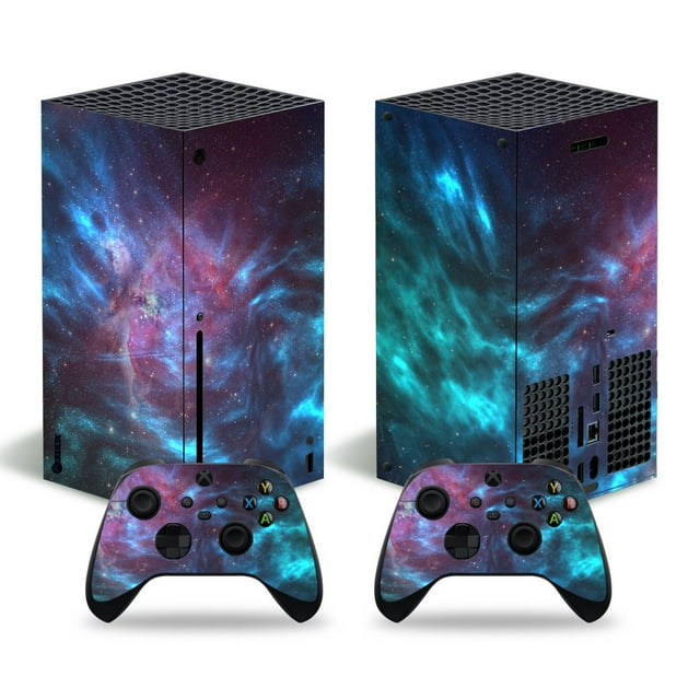 Skin Sticker Camouflage Design Protective Vinyl Wrap Cover Full Set Compatible with X-box Series X Console and 2 Controllers SeriesX-3545