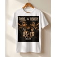 thumbnail image 3 of Vintage Chris Brown & Usher R&B Tour 2026 Bootleg Graphic Concert T-Shirt, 3 of 4