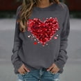 thumbnail image 5 of FDGIU Women's Valentine's Day Sweatshirt - Cute Red Graphic Pullover, Warm & Soft Comfy Holiday Gift, 5 of 7