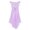 Lavender, variant on iiniim Girls Off Shoulder Evening Gown High Low Hem Wedding Party Flower Girls Dresses with Belt