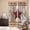 Brown Grey Beige, variant on Texas Star Vintage Kitchen Curtains Window Panels, Brown Checkered Berry Farmhouse Insulated Window Treatment Curtain, Grommet Curtains for Bedroom/Living Room/Bathroom, 2 Piece 42"Wx54"L
