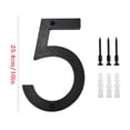 thumbnail image 6 of pathside 10 Inch Modern House Numbers Metal Address Numbers, Letters for Outside Signs, Weather-Resistant Home Exterior Decor for Garage,5, 6 of 8