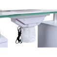thumbnail image 5 of Manicure Table GLASS GLOW WHITE Salon Nail Table Salon Furniture & Equipment, 5 of 9
