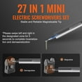 thumbnail image 2 of Mini Electric Screwdriver 4V Cordless Precision Set with 24 S2 Steel Bits 350mAh Manual Electric Torque Type C Rechargeable Portable Magnetic Repair Tool Kit LED Lights, 2 of 6