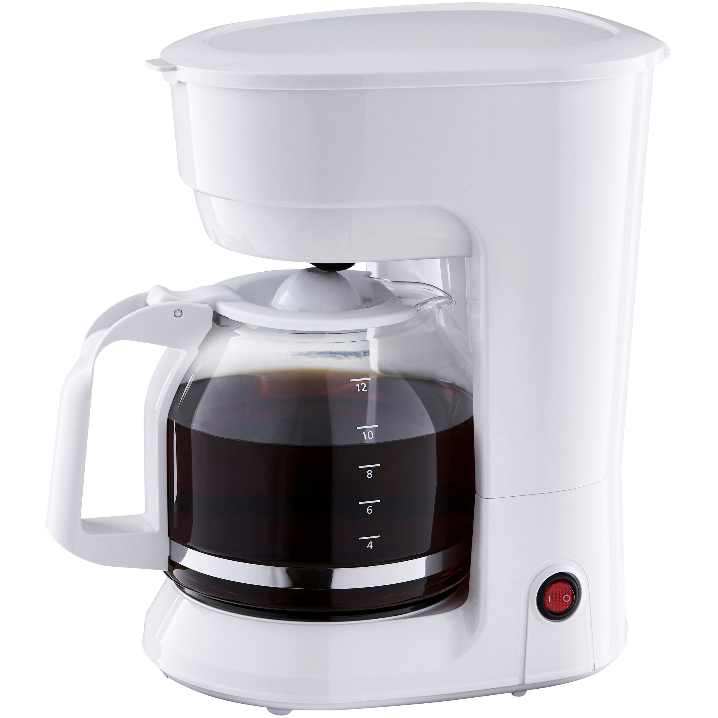 Mainstays 12 Cup Drip Coffee Maker With Removable Filter Basket