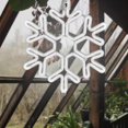 thumbnail image 2 of Luces de cuerda de eléctricas IP65 Impermeable Flexible en apariencia de estrella Lámparas de hadas de linterna LED de 20 pulgadas para parque blanco Soledad Luces de copo de nieve, 2 of 9
