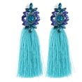 thumbnail image 3 of Boucles d'Oreilles Pompon, Boucles d'Oreilles de Déclaration Pompon Longues Boucles d'Oreilles Pompon Boucles d'Oreilles sur Mesure pour la Perfection, 3 of 14