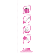 Cirkul 32oz Pink Stainless Steel Starter Kit with Pink & White Cirkul Lid 2.0 and 2 Flavor Cartridges (Strawberry & Passion Fruit Dragon Fruit)
