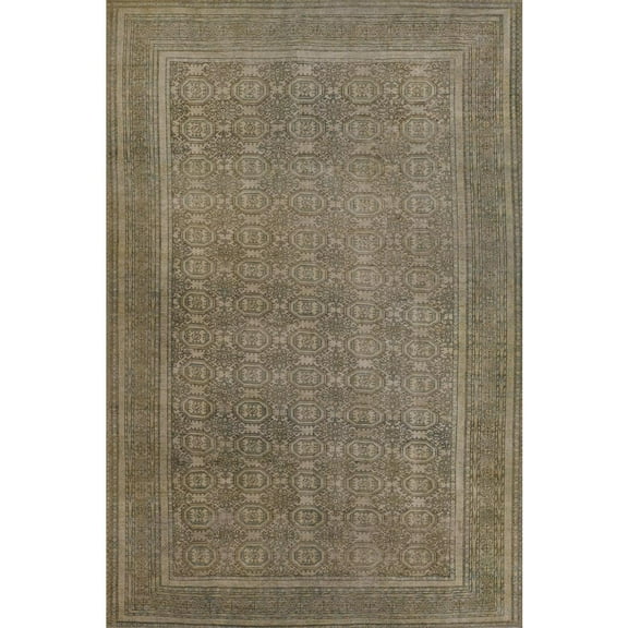 Erin Gates Traditional Rectangle Area Rug, Green, 8' X 10'