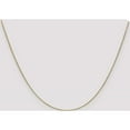 thumbnail image 2 of 14K Yellow Gold Jbsp's .65mm D/C Spiga Chain (18 X 0.65) Made In Peru 7234-18, 2 of 5