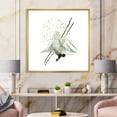 thumbnail image 2 of Designart 'Mountain Sky With Gouache Of Abstract Landscape' Modern Framed Canvas Wall Art Print, 2 of 5
