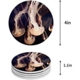 thumbnail image 1 of FMSHPON Jellyfish Set of 8 Round Coaster for Drinks, Absorbent Ceramic Stone Coasters Cup Mat with Cork Base for Home Kitchen Room Coffee Table Bar Decor, 1 of 6