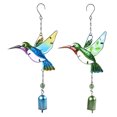 thumbnail image 1 of 2Pcs Colibris Vent Carillon Décor Fenêtre Suspendu Ornement Extérieur Vent-Bell, 1 of 9