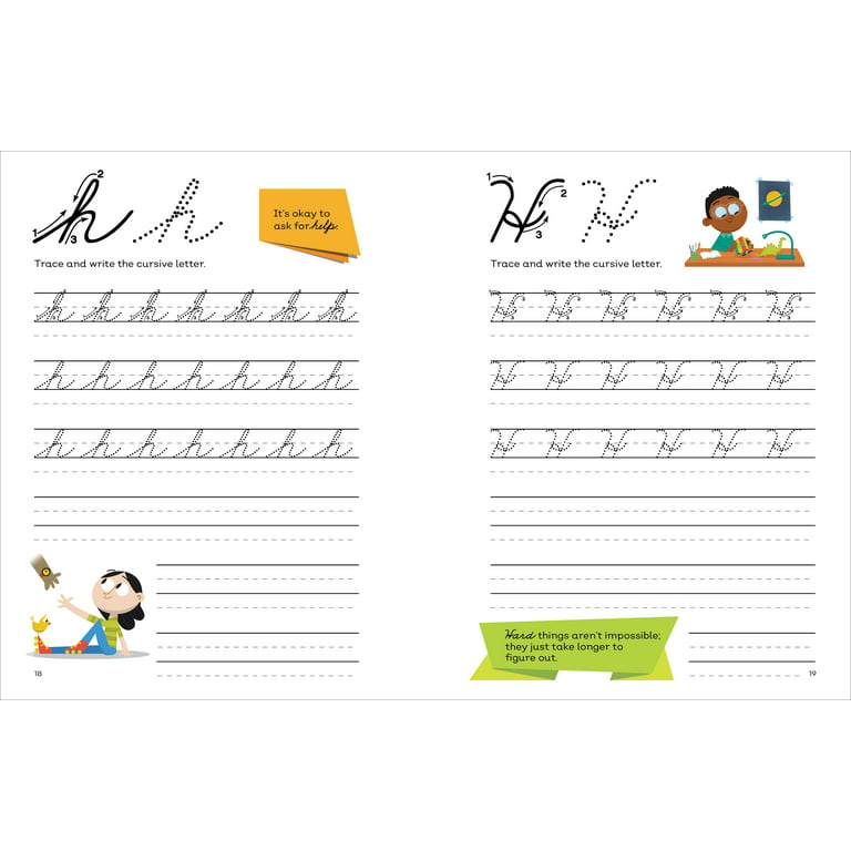 Indented Cursive Handwriting Practice With Animals For Kids: Handwriting  for Children are our speciality Learning Indented cursive handwriting is