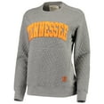 thumbnail image 2 of Women's Pressbox Heather Charcoal Tennessee Volunteers Moose Quilted Pullover Sweatshirt, 2 of 4