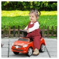 thumbnail image 2 of Kids Ride On Push Car, Foot-to-Floor Walking Sliding Toy Car for Toddler with Working Horn, Music, Headlights and Storage, Red, 2 of 5