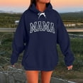 thumbnail image 4 of Womens Oversized Hoodies Sweatshirts Long Sleeve MAMA Print Casual Loose Fleece Pullover Winter Fall Outfits Fashion Y2k Clothes, 4 of 4