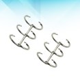 thumbnail image 2 of 6 Pcs 20mm 3-Ring Metal Silver Loose-Leaf Split Hinged Rings Scrapbooking Book Binder Rings for Diary Photo Album Binding, 2 of 9
