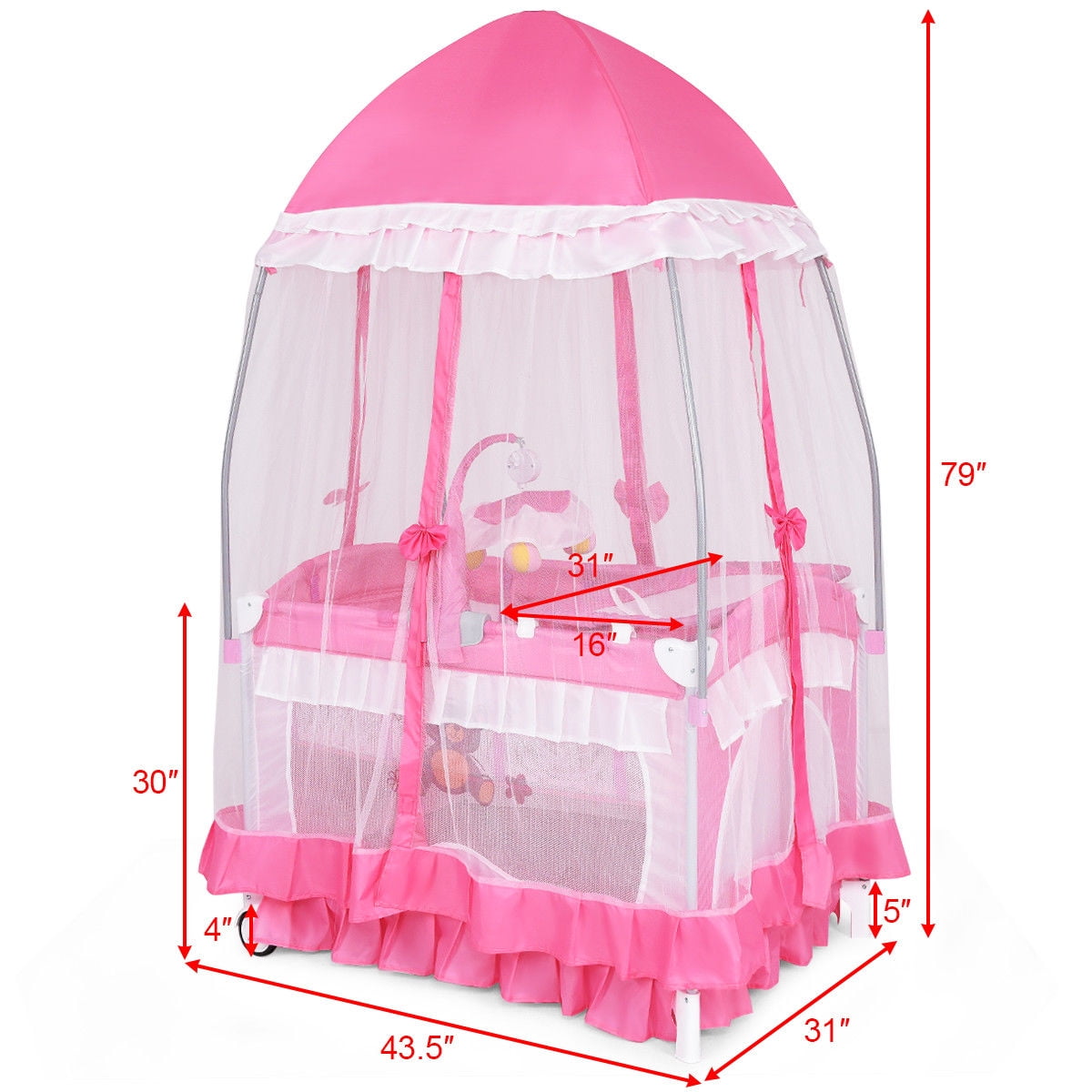 costway portable baby playpen