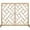 Gold, variant on CZMJY Elegant 2-Panel Handcrafted Wrought Iron Decorative Mesh Geometric Fireplace Screen with Magnetic Doors for Fire Spark Protection – 44x33in Artisan Design,