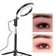 thumbnail image 3 of Luz de relleno regulable con luz LED de anillo de 20 cm con soporte para video maquillaje en vivo, 3 of 8