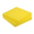 thumbnail image 1 of Unique Bargains EVA Foam Sheets Yellow 9.8 Inch x 9.8 Inch 10mm Thick Crafts Foam Sheets 6Pcs, 1 of 5