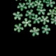 thumbnail image 4 of 20 botones de resina con diamantes de imitación de cristal, adornos de cuentas planas para bricolaje Verde, 4 of 9