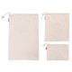 thumbnail image 2 of Reusable Cotton Storage Bags with Drawstring for Flour Rice and Food 3 Piec, 2 of 3