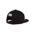 thumbnail image 3 of Top Headwear California Republic Laser-Cut Bear Emblem Snapback - Black/White, 3 of 4