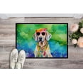 thumbnail image 2 of Carolines Treasures DAC2565JMAT 0.15 x 24 x 36 in. Weimaraner Hippie Dawg Indoor or Outdoor Mat, 2 of 5