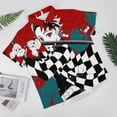 thumbnail image 2 of Demon Slayer Mens Hawaiian Shirt Loose Fit Shirts - Short Sleeve And Button Down Hawaiian Shirt for Men with Pocket, 2 of 7