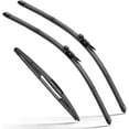 thumbnail image 1 of HAHDAXIA RAINTOK Windshield Wiper Blades Replacement for Buick Enclave 2012 2013 2014 2015 2016 2017 Original Factory Quality Front Rear Wipers Blade Set for My Car - 24" 21" 12" (Pack of 3), 1 of 7
