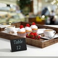 thumbnail image 2 of 10pcs Mini Chalkboard Signs Acrylic Memo Blackboards Reusable Desktop Message Boards, 2 of 4