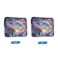 thumbnail image 2 of Wobogo Rainbow Fairyland Laptop Sleeve 15.7 inch Lightweight Zipper Design Soft Padded Protection Against Scratches and Impacts, 2 of 8