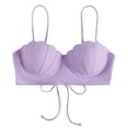 thumbnail image 1 of Prolriy Bikini Top de Tiras con Conchas Marinas Bikini Tops de Baño Push Up Traje de Baño Tops para Mujeres con Aros Traje de Baño Tops de Baño Sujetadores de Baño para Mujeres Morado XL, 1 of 7