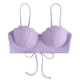 thumbnail image 1 of Prolriy Bikini Top de Tiras con Conchas Marinas Bikini Tops de Baño Push Up Traje de Baño Tops para Mujeres con Aros Traje de Baño Tops de Baño Sujetadores de Baño para Mujeres Morado XL, 1 of 7